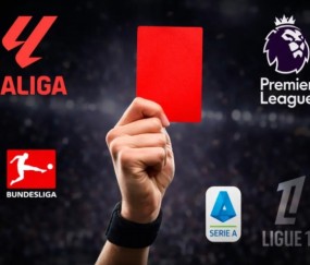 500万网彩票-西甲本赛季已产生65张红牌领先五大联赛，英超仅27张红牌最少